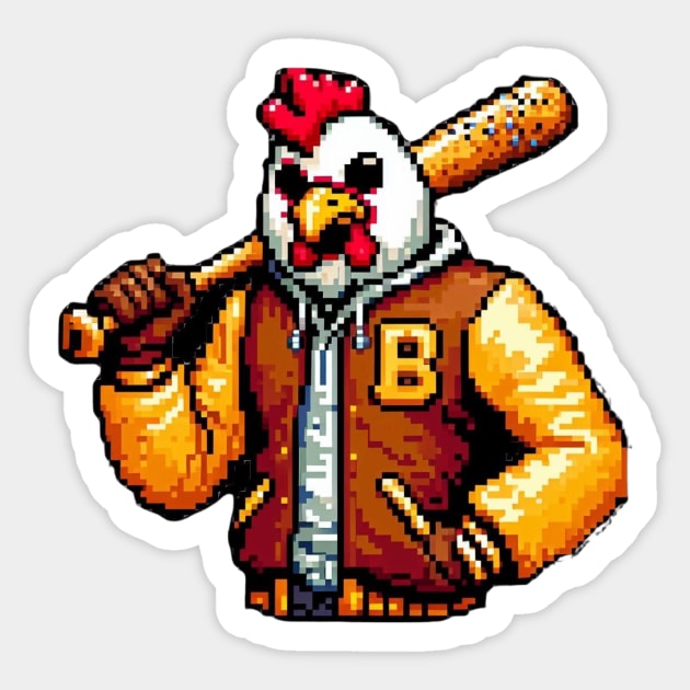 Jacket Hotline miami character for fps gamers Sticker by CachoPlayer